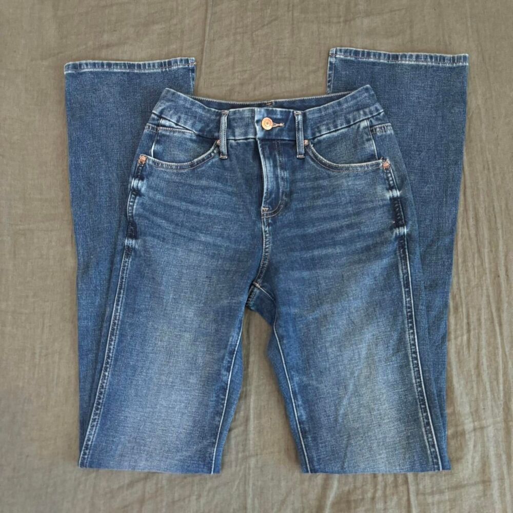 express skyscraper mid rise ultra hyper stretch jeans